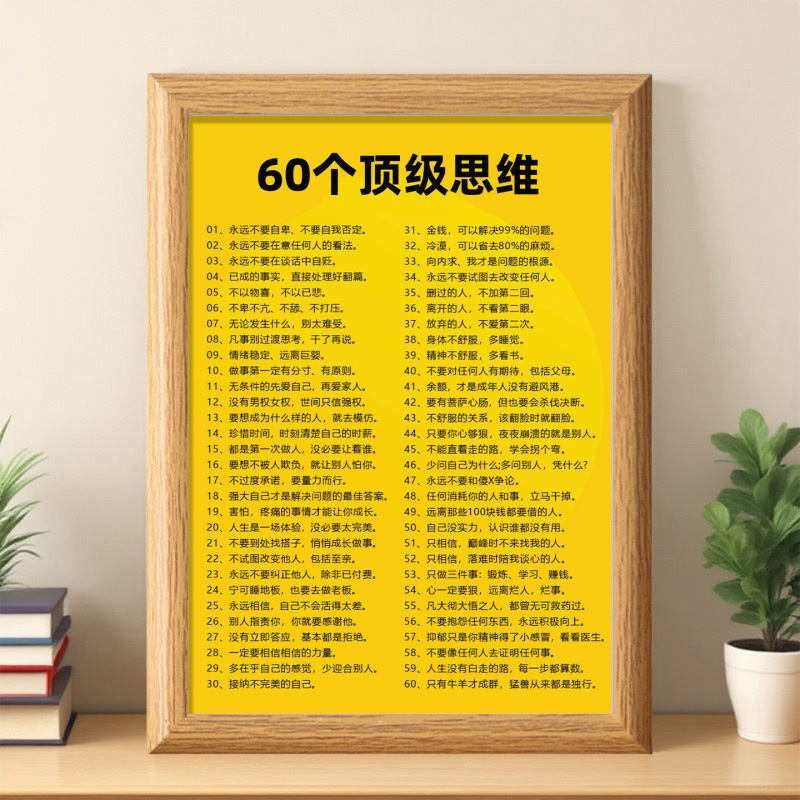 60 Ways of Thinking about Doing Things, Photo Frames for Living Room, Bedroom, Office Desk, Inspirational Decorative Picture Frames 60 Ways of Thinking about Doing Things, Photo Frames for Living Room, Bedroom, Office Desk, Inspirational Decorative Picture Frames