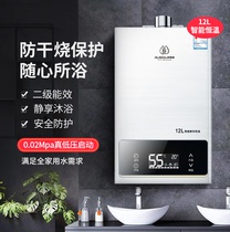 Musiquan instant heating constant temperature gas water heater electric household natural gas forced discharge liquefied gas gas 12 liters