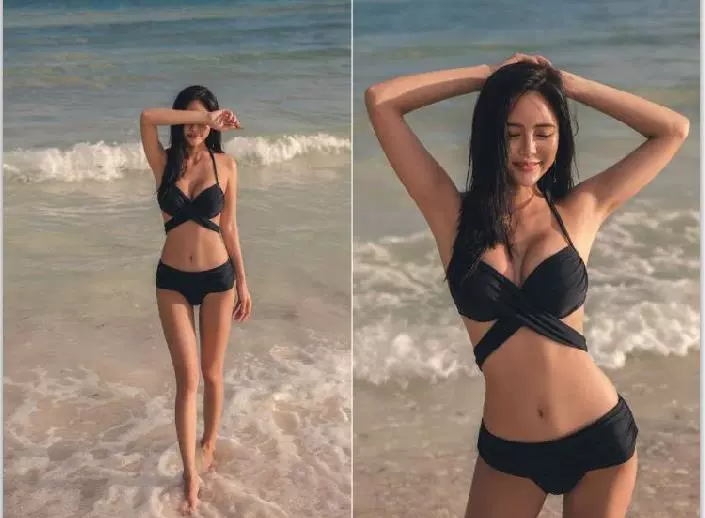 Bikini tam giác áo tắm khoét sâu gợi cảm hội tụ kỳ nghỉ chị em tiểu thư 2020 mm bikini người béo - Bikinis