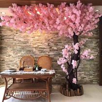 Encrypted simulated cherry blossom tree large fake cherry blossom tree peach blossom tree wedding photo studio shopping mall decoration floor-to-ceiling hotel furnishings
