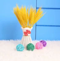 20 желтых ушей пшеницы+вазы