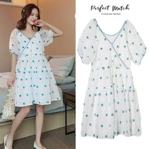 Pregnant Women summer dress small fragrant wind summer hot mom personality 2020 skirt Net red hipster summer age skirt