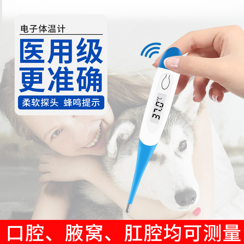 Veterinary Thermometer Pet Pooch Quantity Thermometer Cat Cat Electronic Thermometer Fever Kitsch Thermometry Detection Special
