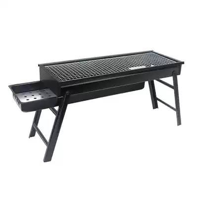 BBQ full set of tools set outdoor pull-out carbon slot portable grill grill home charcoal skewer tool