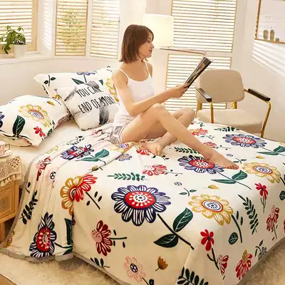 Blanket cover quilt summer single summer office nap single college student dormitory thin air-conditioned spring rest