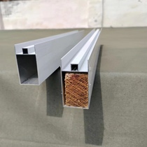 Brick-clamp kitchen cabinets cement-filled edge sealing double-clamp trough tube tile cabinets aluminum alloy columns mountain-shaped troughs grouting large mountain troughs