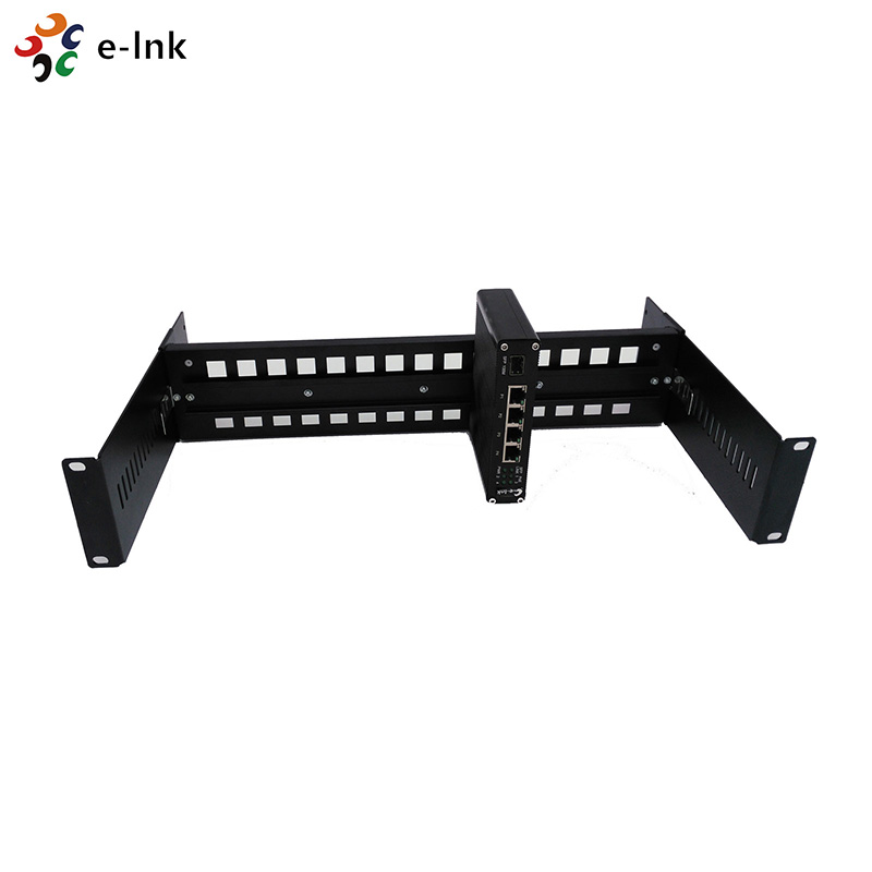 19-inch cabinet-mounted 35mm standard DIN Rail industrial Rail rack-mounted industrial transceiver switch