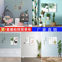 Live room layout props decoration online live background anchor Net red photo background cloth simple style live broadcast room