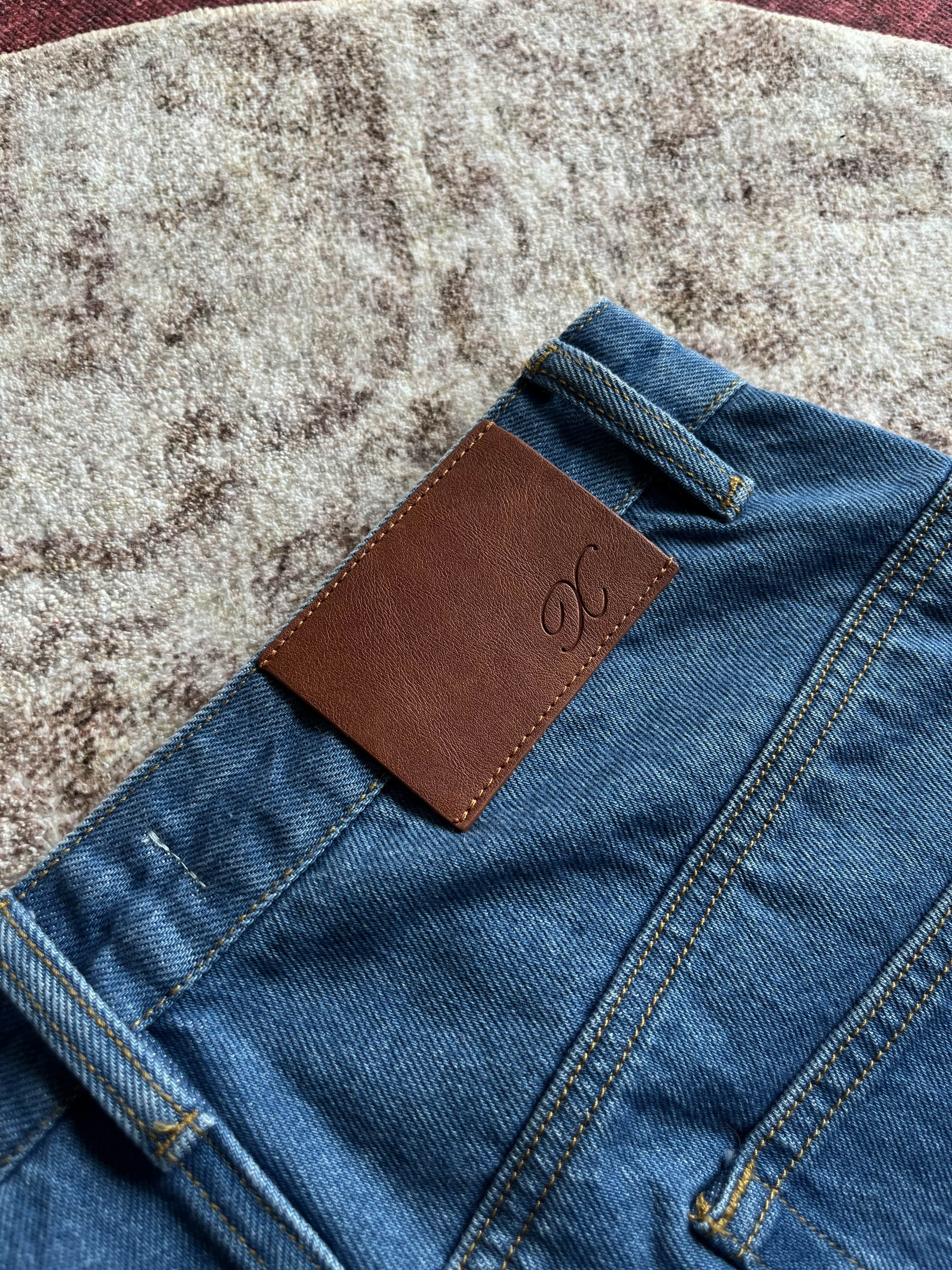 Xanvas A-Line Straight-Leg Light Blue Jeans
