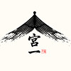 宫一华绫非遗馆的LOGO