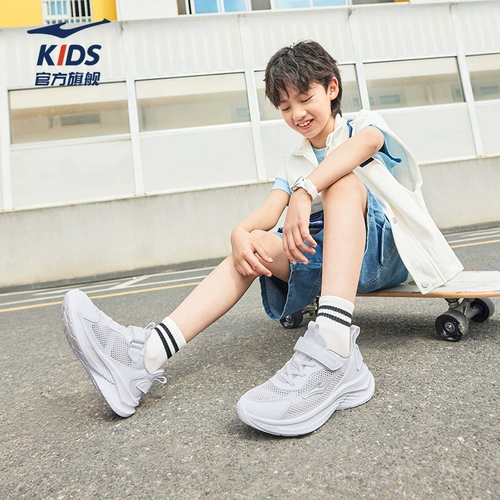 Летняя спортивная обувь для мальчиков, белая детская белая обувь