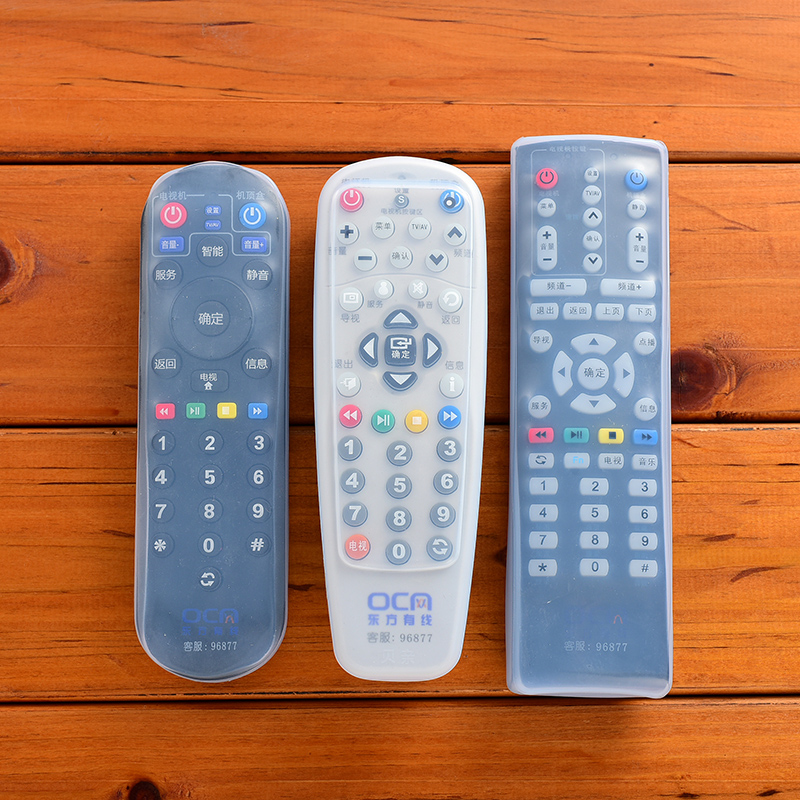 Shanghai Oriental Cable Digital TV Upper box remote control sleeve high-definition transparent dust protection water silicone protective sleeve