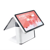 Special cash register for tea and coffee overseas multi-language POS traditional English Japanese Thai foreign restaurant scan code ordering machine ordering machine milk tea shop supermarket retail cashier system all-in-one machine