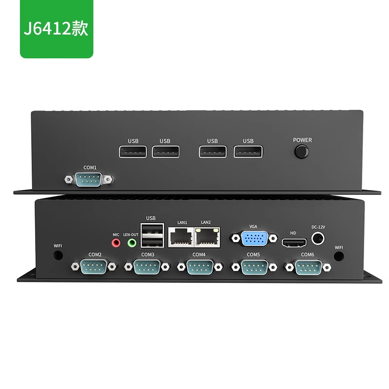 Beike N100 Industrial Computer 3Rd to 7Th Generation Core Itx Mini Pc J1900 Vision Multi-Port Server Gigabit Dual Network N100 I7-1165G7 J6412
