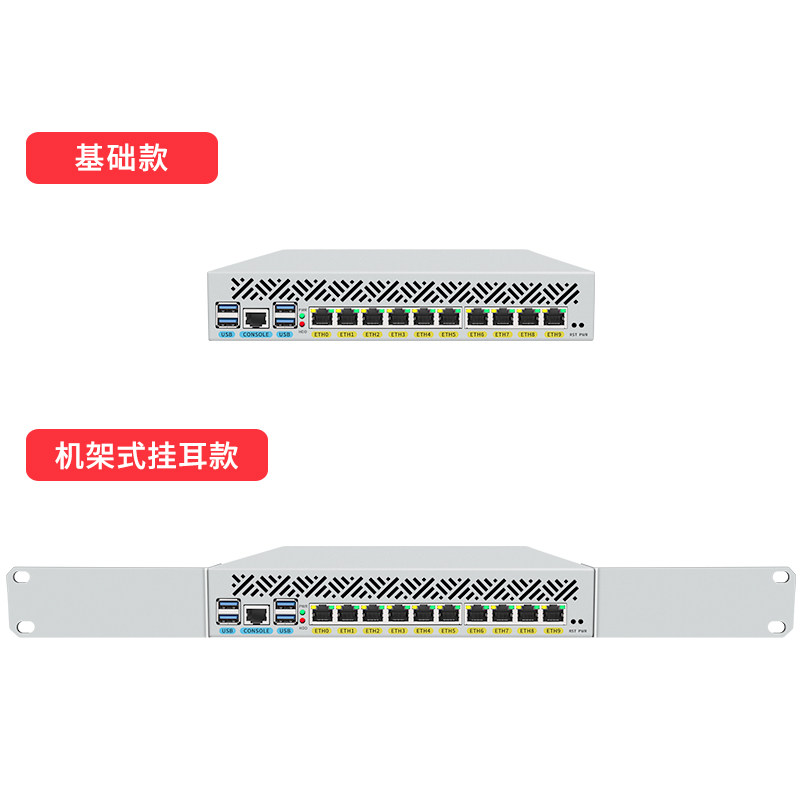 Beike 10Th Generation Industrial Control Computer I3 Multi-Network Card I210 Network Port I7-10510U Camera Visual Inspection Ethercat Protocol Computer Soft Router Ros Network Linux Weimeng Ubuntu
