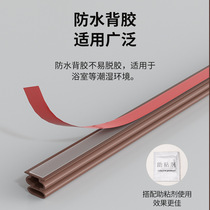 Anti-theft door silicone seal strip self-adhesive door and window I-shaped seal strip entry door dustproof sound insulation anti-collision strip