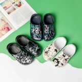 Летние детские туфли, тапочки, сумка для обуви для мальчиков, нескользящие пляжные сандалии, в корейском стиле, подходит для подростков