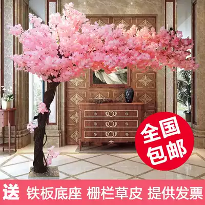 Simulation cherry tree wishing tree Wedding decoration tree Fake cherry tree Large hotel shopping mall decoration peach tree