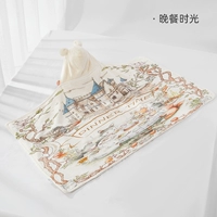 Время ужина (банное полотенце с капюшоном и пончо)