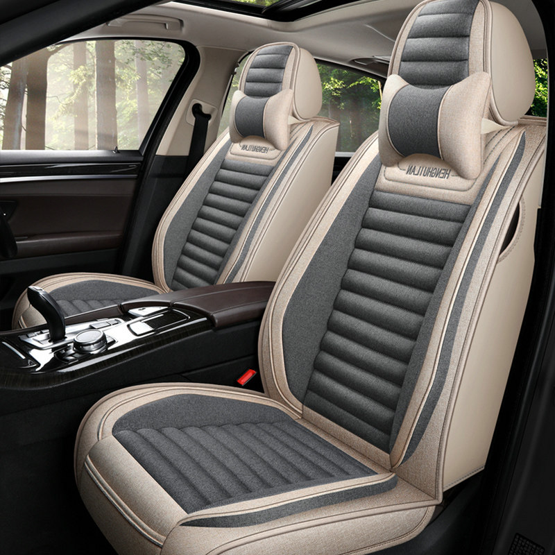 The new car seat cushion four seasons universal full surround car seat cushion cushion cushion seat cover fabric seat seat cover seat cushion