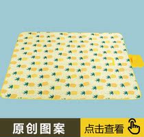 Childrens outing picnic mat Portable small picnic cloth mat Waterproof and moisture-proof lawn mat Music festival ins wind