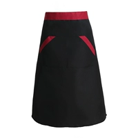 Черный двойной карманный фартук