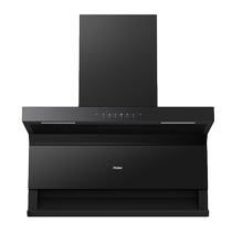Haier range hood EC710 gas stove set 7-shaped top side double suction intelligent control 23 cubic meters large suction power 3332