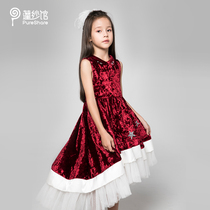 pureshare gauze Hall childrens princess dress girl dress winter dress foreign baby dress dress