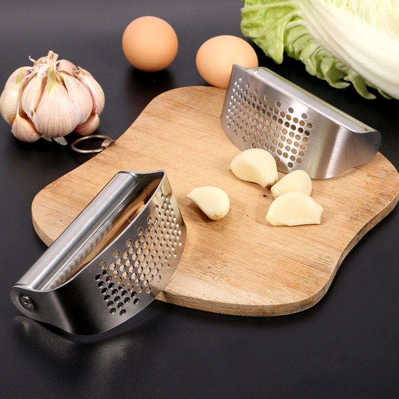 Squeeze garlic Garlic Press stainless steel garlic mortar Home Stir Pat garlic Garlic Paste Mash Mashed Garlic Ringed Garlic Clay Palate