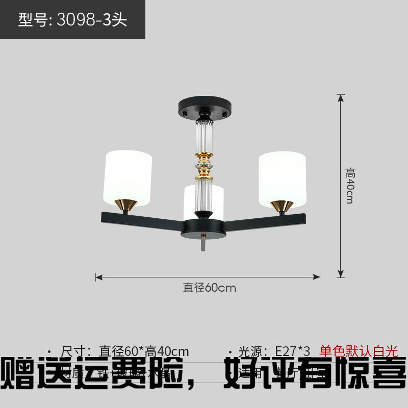 Nordic chandelier Lighting Room Lights in 2020 a new modern minimal water light luxury household bedroom dining lamps