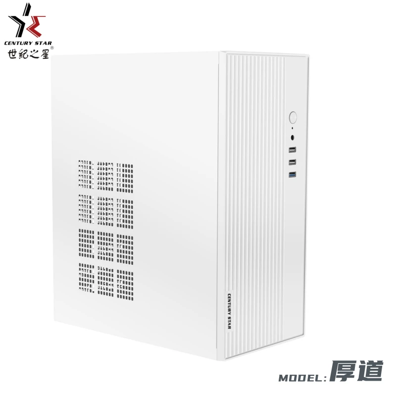Защитный корпус Century Star Honest ч/ю материнская пластина MATX настольный офис ITX компактный корпус 0.8 сверхтолстый корпус