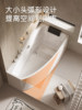 Dongpeng Acrylic Corner Small Bathtub for Home Use, Suitable for Small Apartments, Integrated Soaking and Massage Curved Bathtub, Japanese Style 1.4m