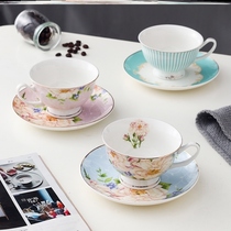 English coffee cup European small luxury ins Wind small exquisite hanging ear tea set Cup ceramic plate set cup holder