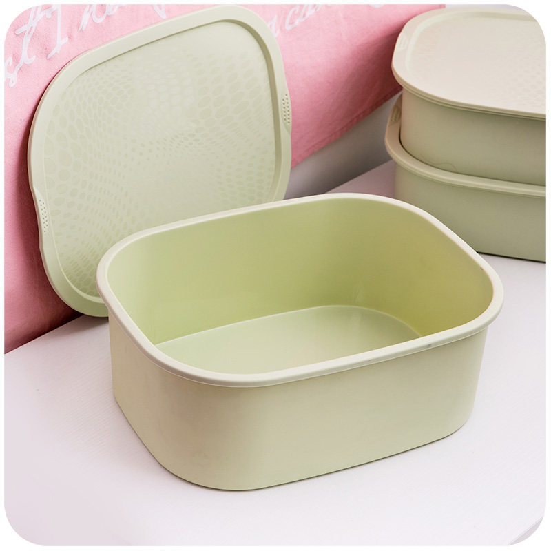 Underwear storage box Socks grid covered underwear storage artifact Household finishing plastic large capacity storage box