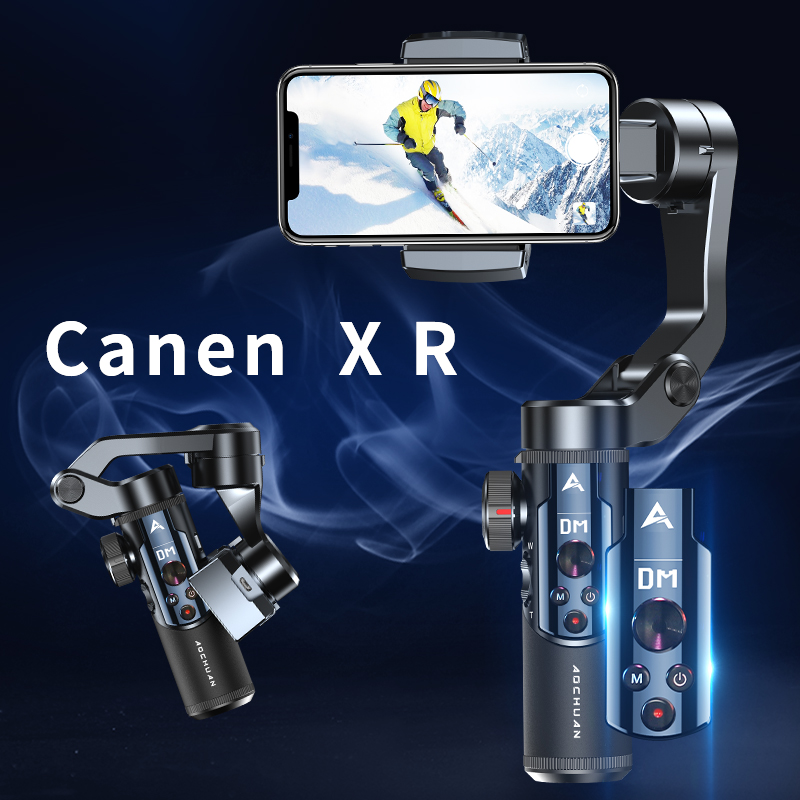 Handheld stabilizer tripod head shake-proof mobile phone shooting vlog film theorist triaxial balance photo-assisted camera micro tripod camera self-flapping single eye lever bracket suitable for Huawei Xiaomi