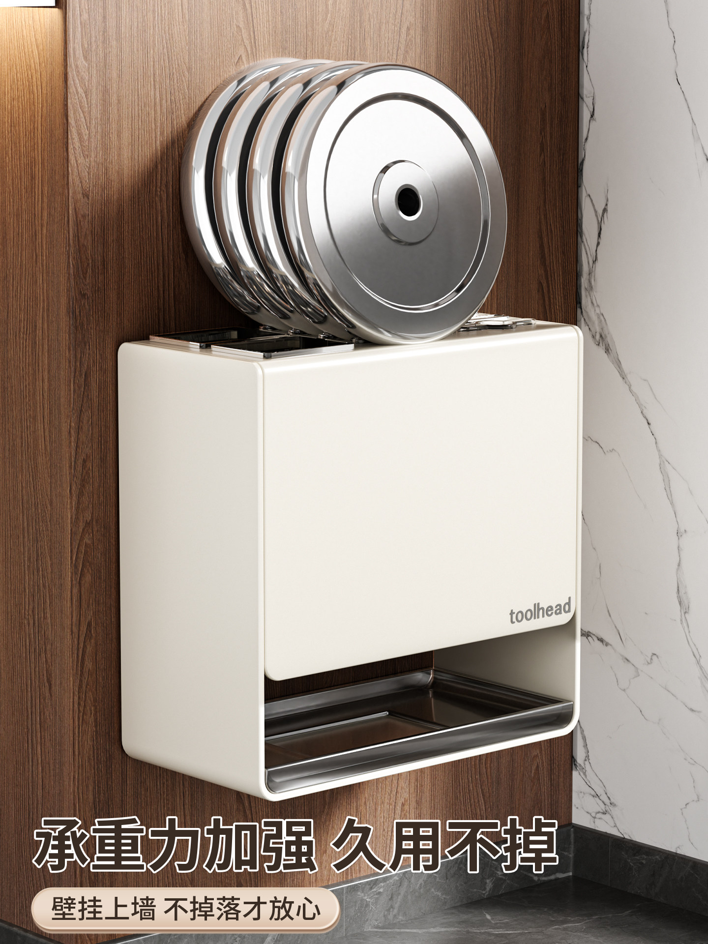 Kitchen Knife Holder and Chopstick Holder Integrated Storage Rack, No-Drill Household Countertop Knife Storage Rack, Knife Stand Placement Rack