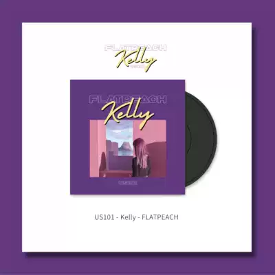 TINYL) flat peach band 