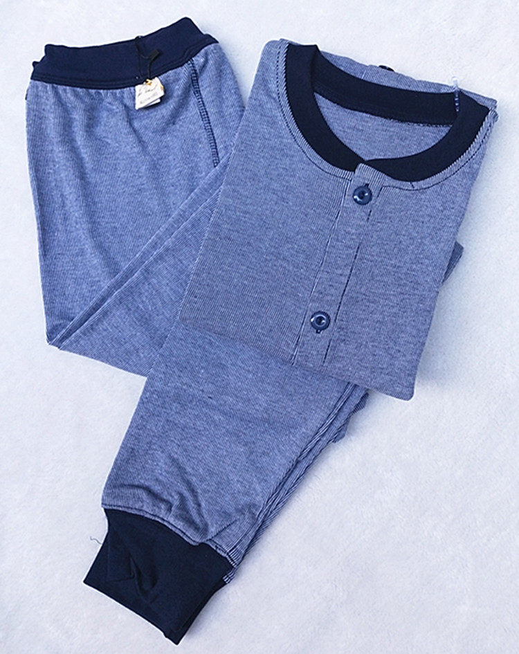 Middle-aged and elderly heating clothes thin open men's dad suit Large size old man cardigan cardigan Autumn clothes sanitary pants