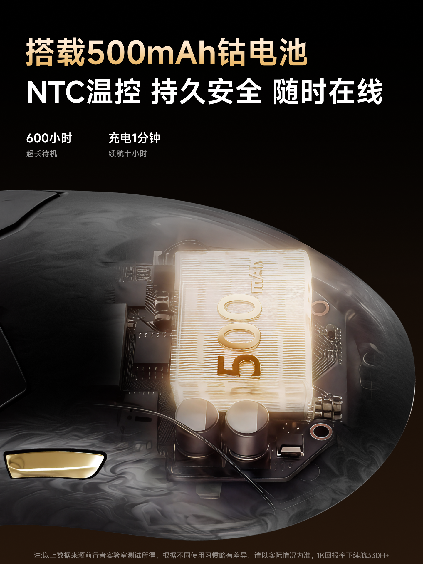 Forerunner Z7 Wireless Mouse, Lightweight Composite Carbon Fiber Ergonomic Mouse for Gaming, Suitable for Small to Medium-Sized Hands