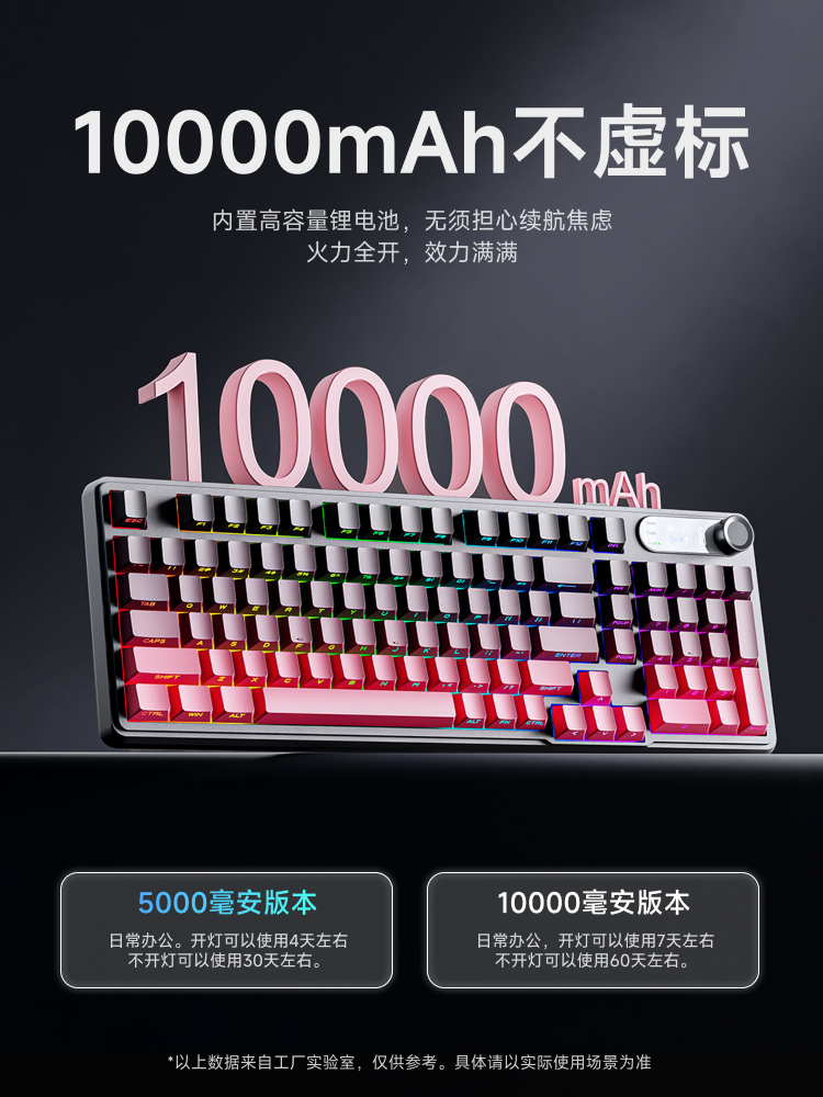 Forerunner V102 Wireless Bluetooth Keyboard with Side-Engraved Mechanical Feel, Gaming Silent Office High-Value Mouse Set