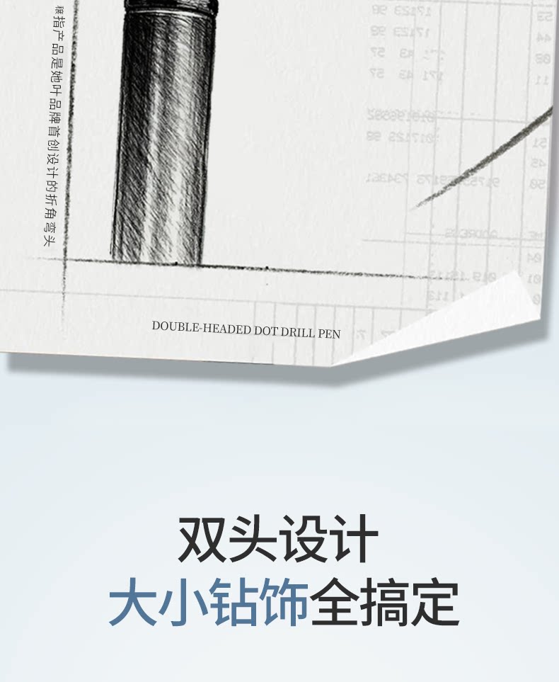 2-in-1 Rhinestone Picker Tool with Dual-Ended Wax Pencil Tip - Detail image 3