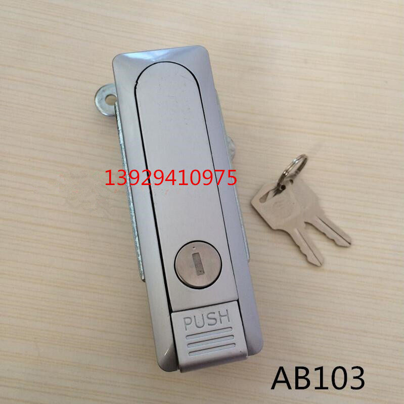 Manufacturer Direct sales distribution cabinet lock AB103 Flat lock distribution cabinet door lock distribution box lock mechanical door lock