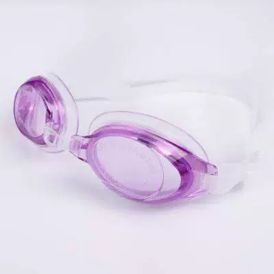 Mắt bơi trong suốt kính bơi gương chống nước chống sương mù HD người lớn và phụ nữ cận thị đen phẳng - Goggles
