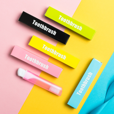 沐暄成人软毛多彩折叠牙刷【5支装】