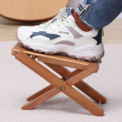 Solid wood classical guitar foot stool classical guitar foot pedal folding portable single foot pedal playing guitar foot stool