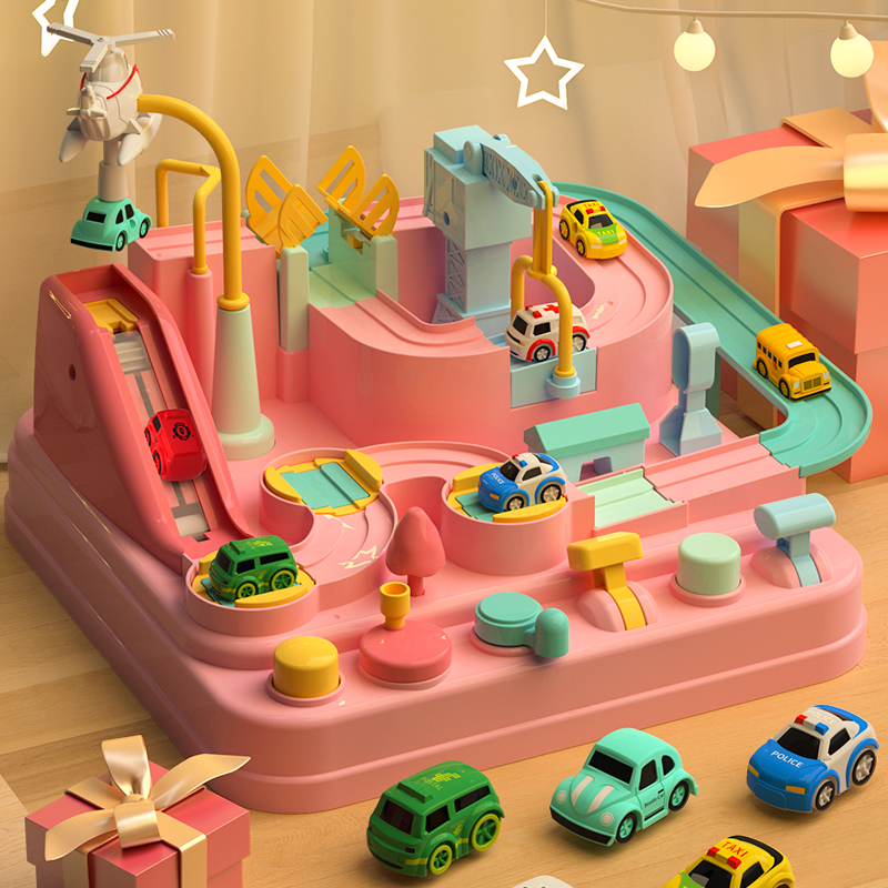 Trembling online red Tongan 1-3-year-old girl Multifunction 2 Puzzle Force Brain Baby One to Two-year-old Children's Toys