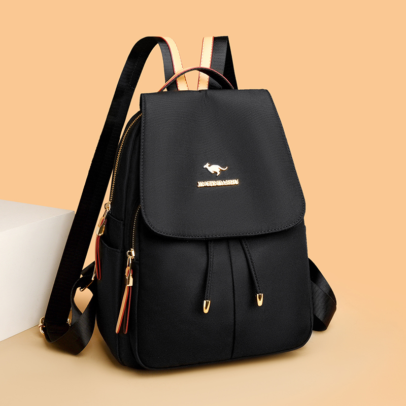 High-End Waterproof Oxford Cloth Women's Backpack, Fashionable Korean Style Outdoor Travel Leisure Backpack, Durable Girls' School Bag