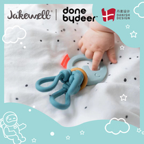 Jakewell Overseas Early Education Toys Three Sets Donebydeer Baby Puzzle gripping training for 0-6 months
