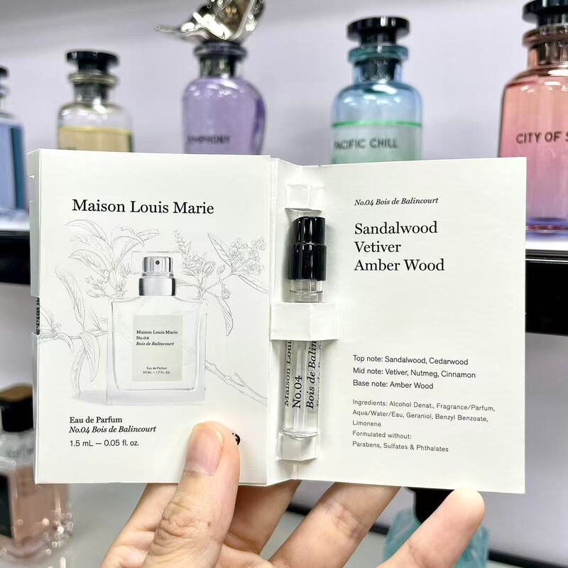 【Authentic Product】Louis Marie Mlm Bois De Balinc No.04 1.5ml Original Sample 【Authentic Product】Louis Marie Mlm Bois De Balinc No.04 1.5ml Original Sample