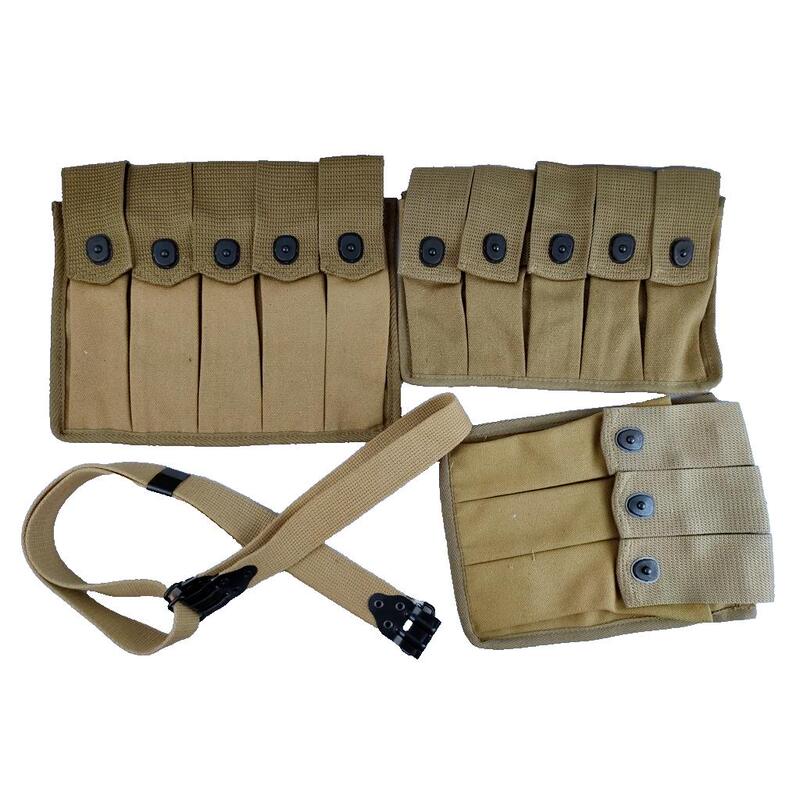 American M1 Carbine Outdoor Universal Thompson German Five-Link Canvas Storage Bag Waist Bag Strap Replica American M1 Carbine Outdoor Universal Thompson German Five-Link Canvas Storage Bag Waist Bag Strap Replica